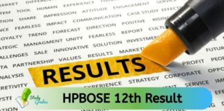 HPBOSE 12th Result 2021