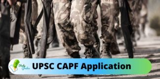 CAPF application form 2020