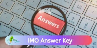 IMO Answer Key 2023