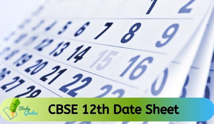 CBSE Class 12 Time Table 2025