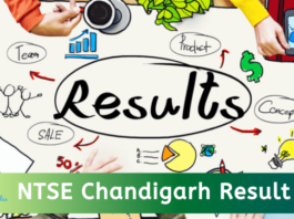 NTSE Chandigarh Result 2021