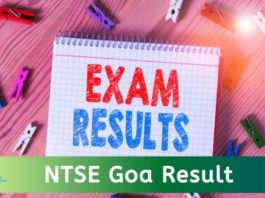 NTSE Goa Result 2022