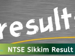 NTSE Sikkim Result 2022