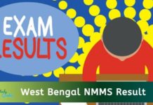 West Bengal NMMS Result 2020