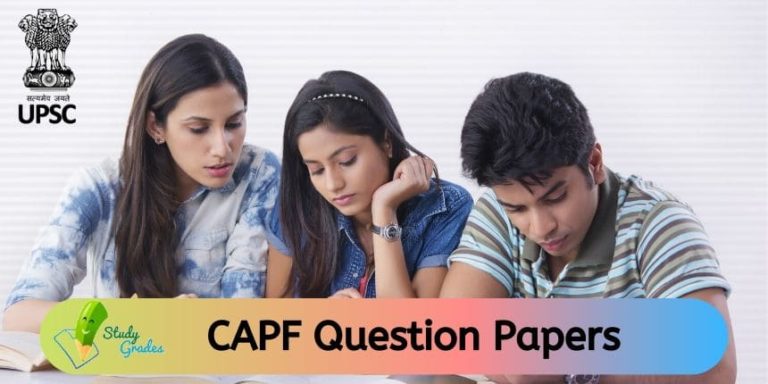 CAPF question papers 2022