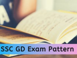 SSC GD Constable Exam Pattern 2020