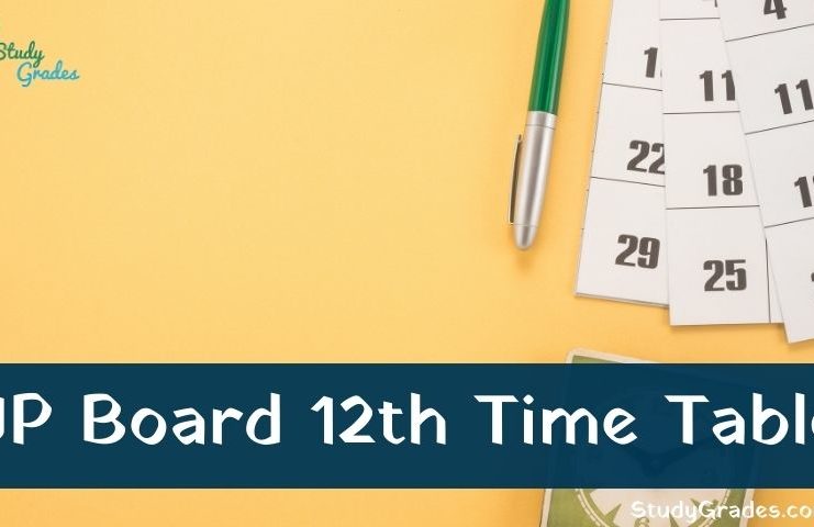 UP Board 12th time table 2024