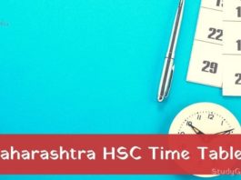 Maharashtra HSC Time Table 2024