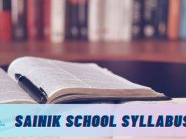 Sainik school syllabus 2025