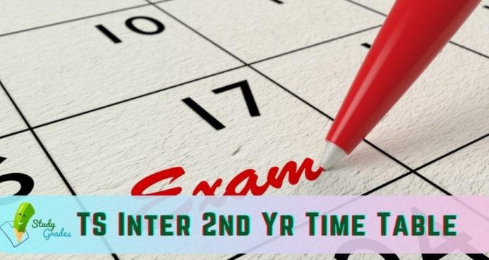 TS Inter 2nd Year Time Table 2023