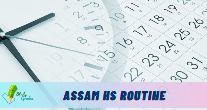 Assam HS routine 2024
