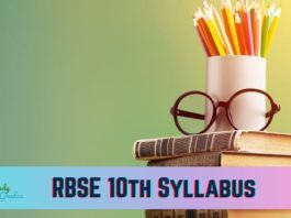 RBSE 10th syllabus 2025