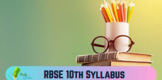 RBSE 10th syllabus 2022