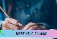 MBSE HSLC Routine 2023