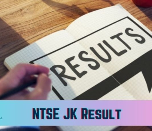 NTSE JK result 2022