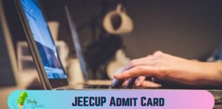 JEECUP Admit Card 2022