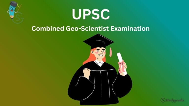 UPSC Combined Geo-Scientist Exam 2027