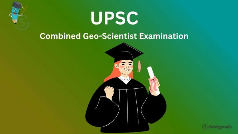 UPSC Combined Geo-Scientist Exam 2027