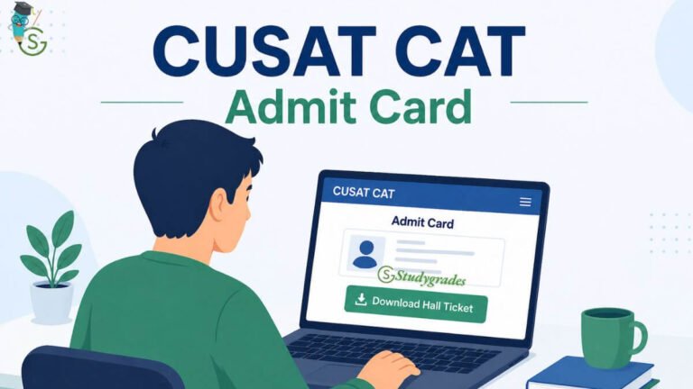 CUSAT CAT admit CArd